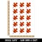 Oak Leaf Temporary Tattoo Water Resistant Fake Body Art Set Collection (1 Sheet)